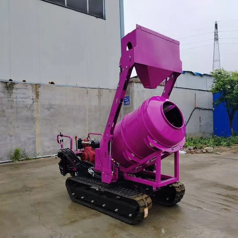 Portable Small Rubber Crawler Concrete Mixer Truck 500l Mobile Dumper Track Mixing Tank Mini Self-loading Crawler Concrete Mixer
Portable Small Rubber Crawler Concrete Mixer Truck 500l Mobile Dumper Track Mixing Tank Mini Self-loading Crawler Concrete Mixer