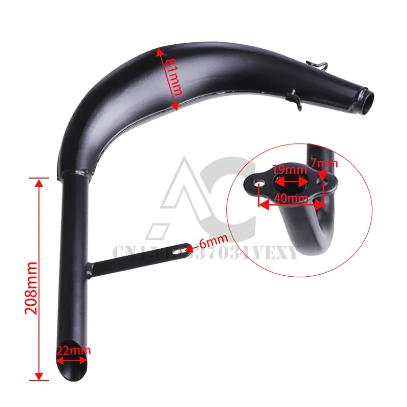 Exhaust Pipe Muffler Black Fit For 50cc 80cc 2 Stroke Bicycle Gas Engine Curved Exhaust Pipe Motorcycle Parts
Exhaust Pipe Muffler Black Fit For 50cc 80cc 2 Stroke Bicycle Gas Engine Curved Exhaust Pipe Motorcycle Parts