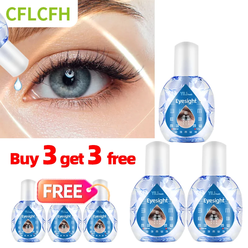 6Pcs Eye Drops For Improve Blurred Vision Relieve Eye Fatigue Dry Itchy Redness Myopia Reversal Eye Moisturizer Cooling Drops
6Pcs Eye Drops For Improve Blurred Vision Relieve Eye Fatigue Dry Itchy Redness Myopia Reversal Eye Moisturizer Cooling Drops