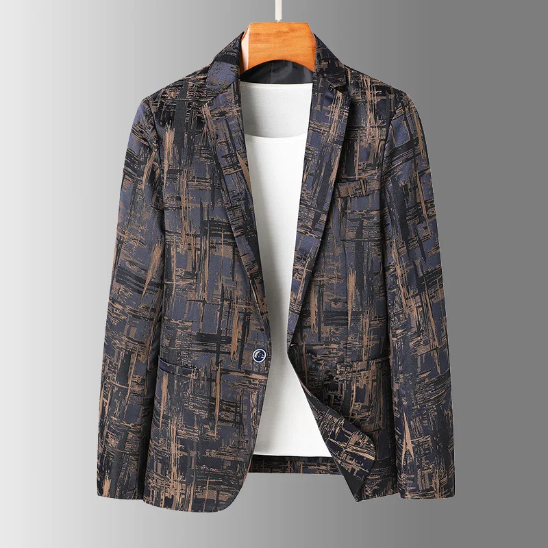 High Quality Handsome Fashion Boutique Suit Business Suit British Fashion Single Man Fashion Casual Coat Casual Clothes
High Quality Handsome Fashion Boutique Suit Business Suit British Fashion Single Man Fashion Casual Coat Casual Clothes