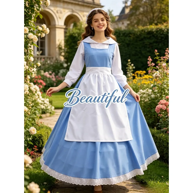 Sky Blue S-3XL Gothic Classic Lolita Maid Dress Women Cosplay Costume, Princess Outfit for Role Play Party & Stage Performance
Sky Blue S-3XL Gothic Classic Lolita Maid Dress Women Cosplay Costume, Princess Outfit for Role Play Party & Stage Performance