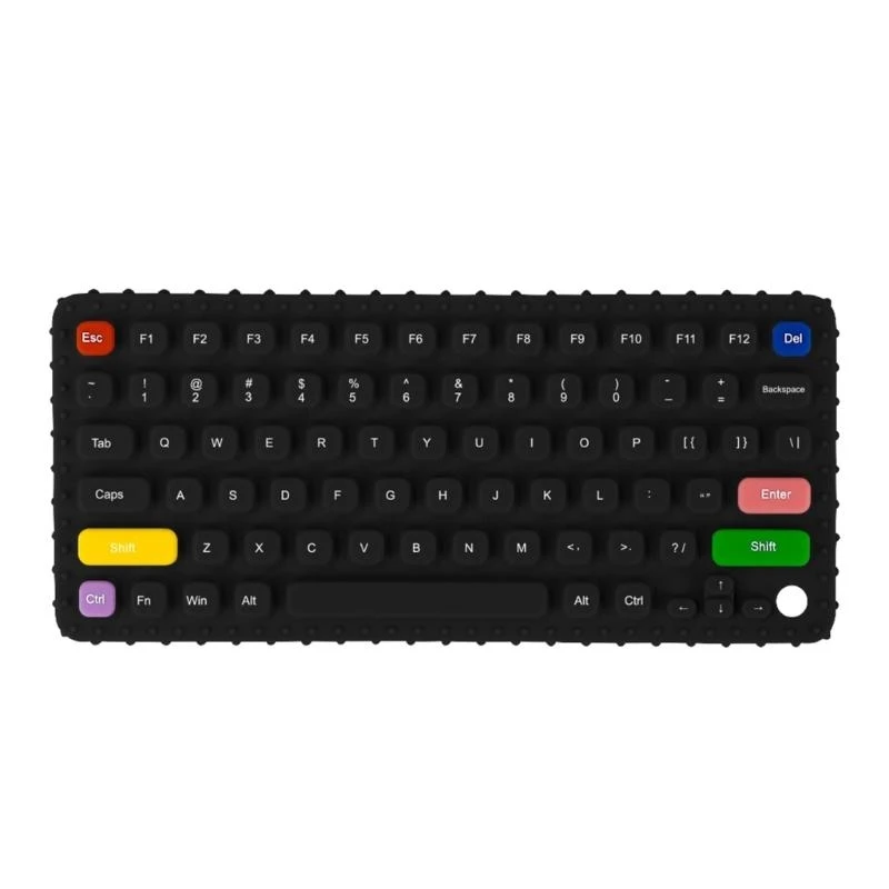 A5YC Keyboard Teething Toy Silicone Baby Teether Toy for Babies 0-3 Months 3-6 Months Baby Chew Toy Sensory Toy Gift
A5YC Keyboard Teething Toy Silicone Baby Teether Toy for Babies 0-3 Months 3-6 Months Baby Chew Toy Sensory Toy Gift