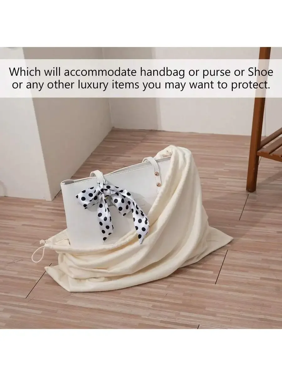 Soft Velvet Drawstring Dust Cover Bag For Handbags Purses Shoes Luxury Item Storage
Soft Velvet Drawstring Dust Cover Bag For Handbags Purses Shoes Luxury Item Storage