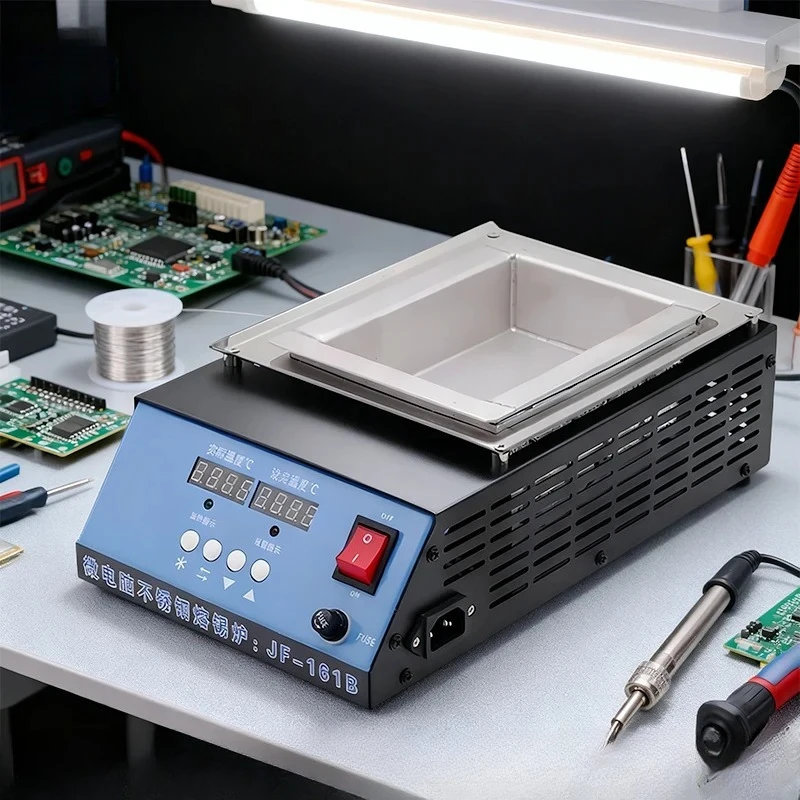 Tin Melting Furnace 30~400 Degree Tin Melting Pot Solder Tin furnace immersion soldering machine Soldering iron Spot Welder
Tin Melting Furnace 30~400 Degree Tin Melting Pot Solder Tin furnace immersion soldering machine Soldering iron Spot Welder