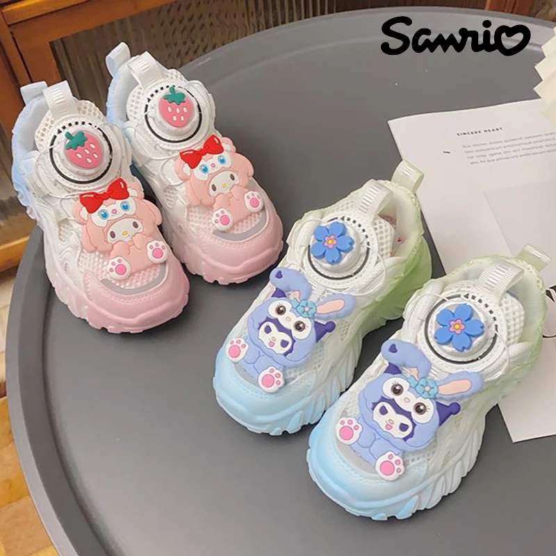 Anime Kawaii Sanrios My Melody Kuromi Kids Sports Running Daddy Shoes Cartoon Gradient Breathable Girls Outdoor Sneakers Gift
Anime Kawaii Sanrios My Melody Kuromi Kids Sports Running Daddy Shoes Cartoon Gradient Breathable Girls Outdoor Sneakers Gift
