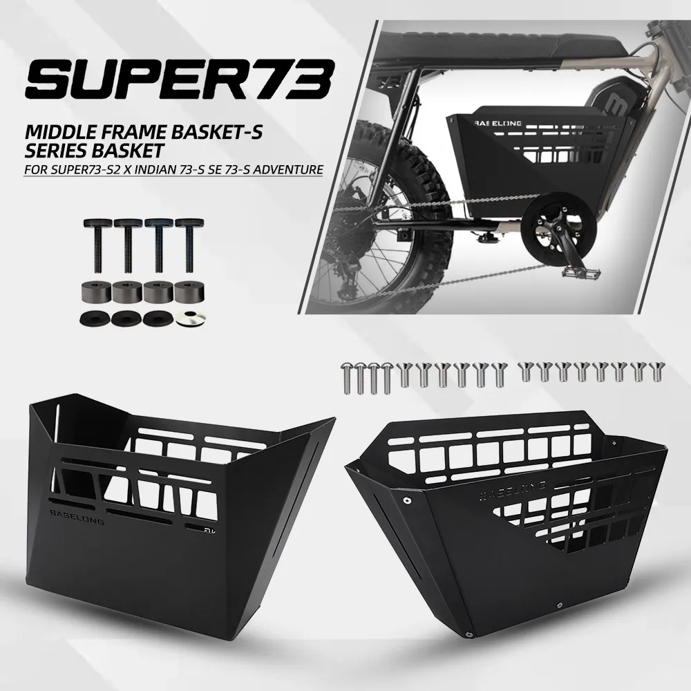 For Super73 S2 Super 73-ZX Middle Frame Basket - S Series Basket Storage Basket For SUPER73-S2 X Indian 73-S SE 73-S Adventure
For Super73 S2 Super 73-ZX Middle Frame Basket - S Series Basket Storage Basket For SUPER73-S2 X Indian 73-S SE 73-S Adventure