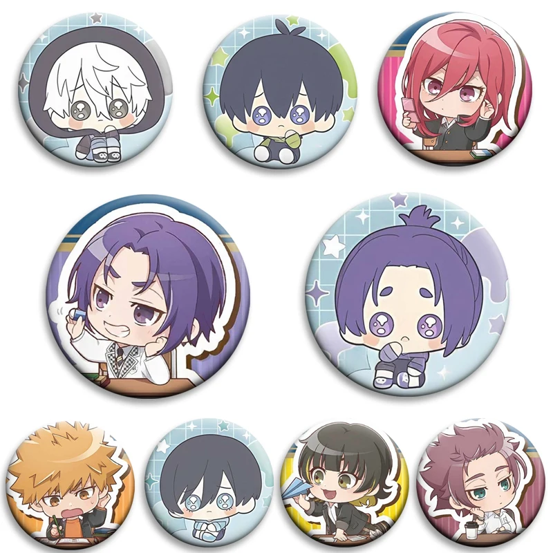 New Pop Anime Blue Lock Chibi Enamel Pins Manga Figure Meguru Hyoma Badge Round Brooches for Backpack Clothing Decoration Gifts 
New Pop Anime Blue Lock Chibi Enamel Pins Manga Figure Meguru Hyoma Badge Round Brooches for Backpack Clothing Decoration Gifts