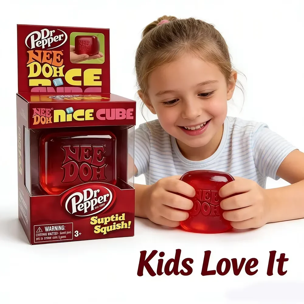 Dr Pepper x NeeDoh Nice Cube Squishy toy Stress Relief Toy Soft Squeeze Fidget Cube for Kids & Adults Anxiety Relief Sensory Toy
Dr Pepper x NeeDoh Nice Cube Squishy toy Stress Relief Toy Soft Squeeze Fidget Cube for Kids & Adults Anxiety Relief Sensory Toy