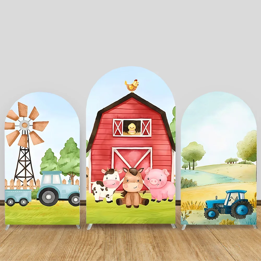 Farm Theme Double-sided Arch Backdrop Children Photography Birthday Party Family Gathering Cosy Cute Wind Decoration
Farm Theme Double-sided Arch Backdrop Children Photography Birthday Party Family Gathering Cosy Cute Wind Decoration