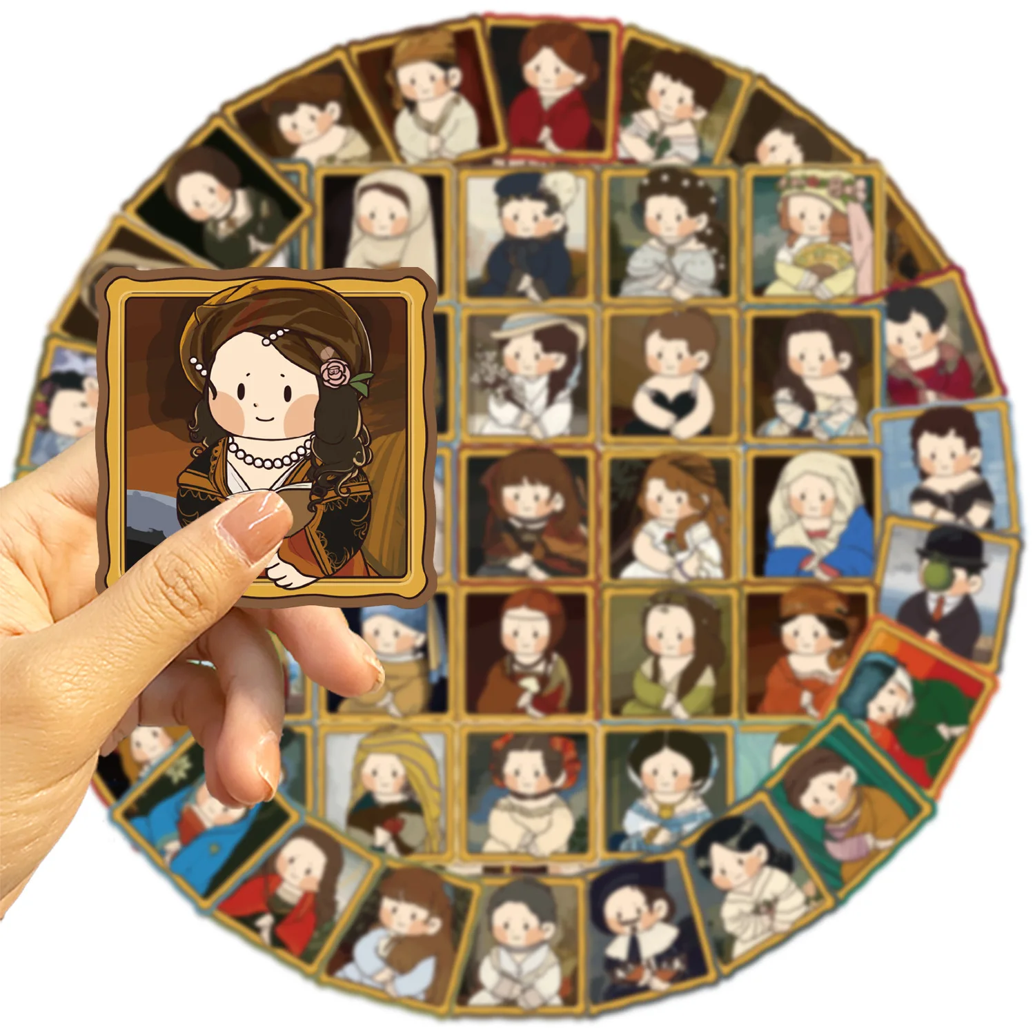 10/50PCS Cartoon Q version World Famous Painting Graffiti Stickers Decorate Guitar Notebook Suitcase Water Cup Decals Kids Toy
10/50PCS Cartoon Q version World Famous Painting Graffiti Stickers Decorate Guitar Notebook Suitcase Water Cup Decals Kids Toy