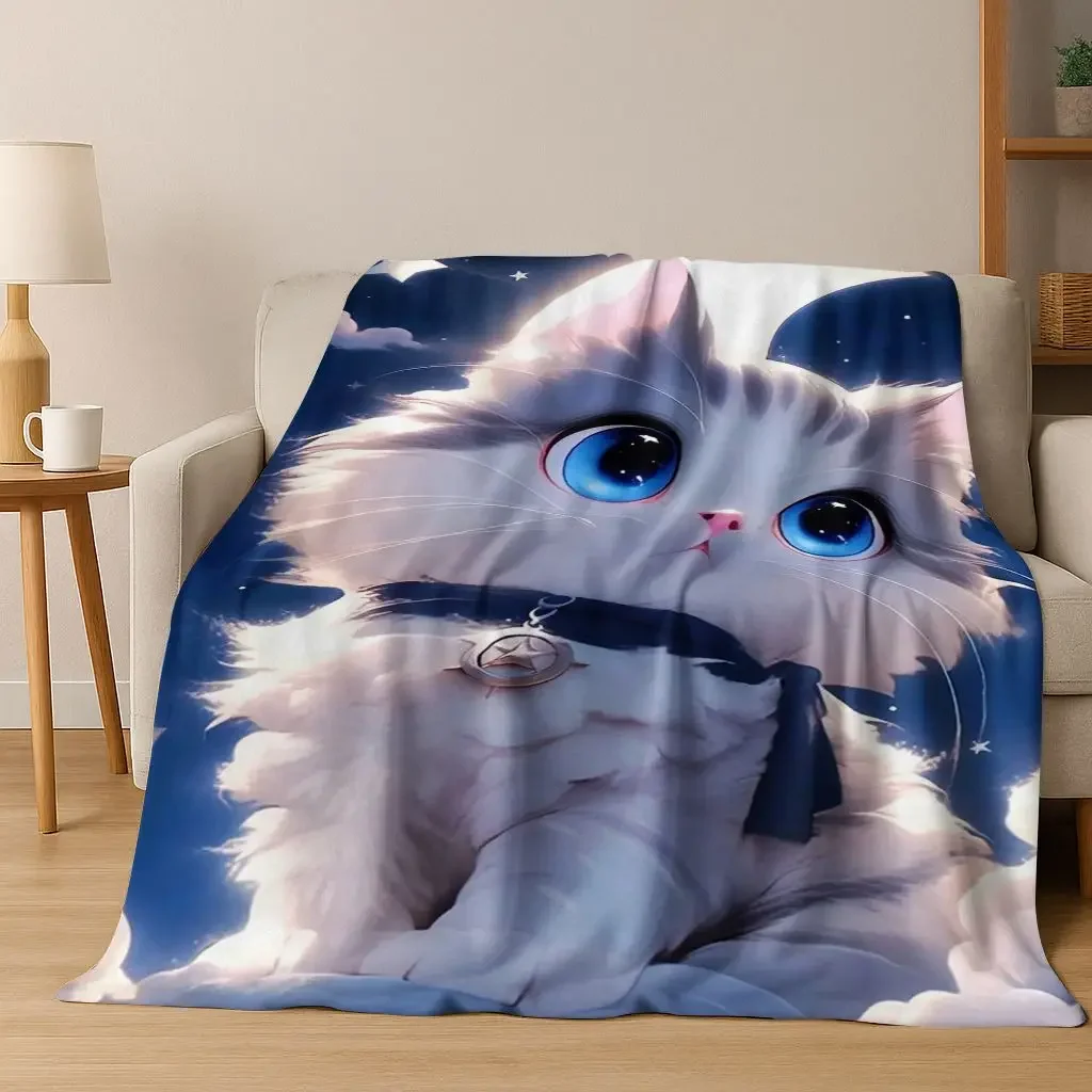 Cute Cat Kitten Cartoon Flannel Throw Blanket Soft Cozy Blanket for Home Bedroom Bed Sofa Picnic Cover Perfect Kids Gift
Cute Cat Kitten Cartoon Flannel Throw Blanket Soft Cozy Blanket for Home Bedroom Bed Sofa Picnic Cover Perfect Kids Gift