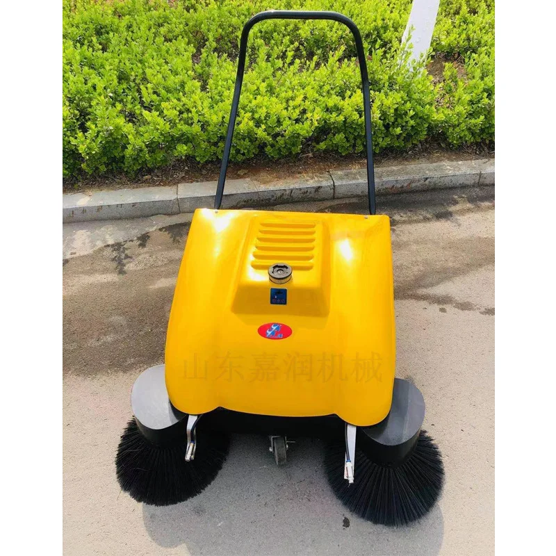HCY Multifunctional vacuum sweeper, factory workshop hand push sweeper, road leaf sweeper