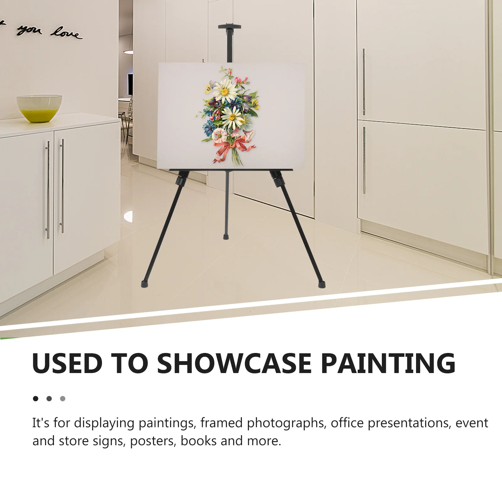 Thickened Iron Easel Adjustable Sturdy Wear-Resistant Foldable Floor Standing Display Stand for Painting Posters Wedding Signs
Thickened Iron Easel Adjustable Sturdy Wear-Resistant Foldable Floor Standing Display Stand for Painting Posters Wedding Signs