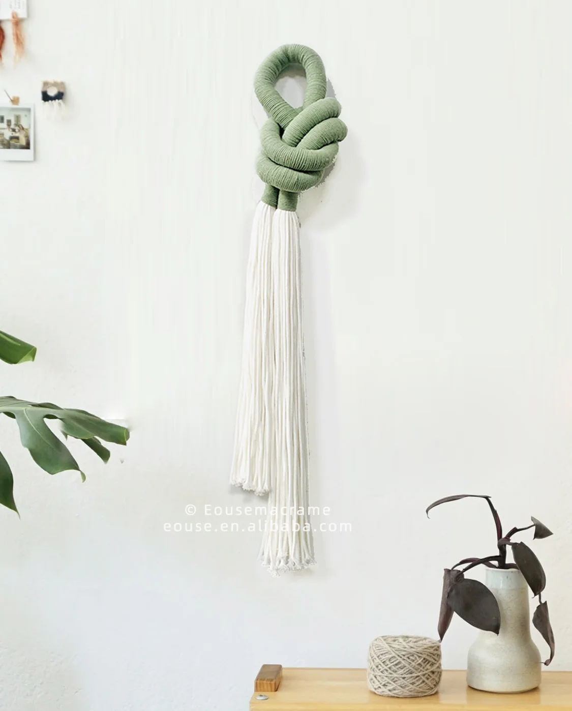 Macrame Wall Hanging Light Green | Cotton Rope Wall Tapestry | Boho Decor for Office Hotel 15x80cm
Macrame Wall Hanging Light Green | Cotton Rope Wall Tapestry | Boho Decor for Office Hotel 15x80cm
