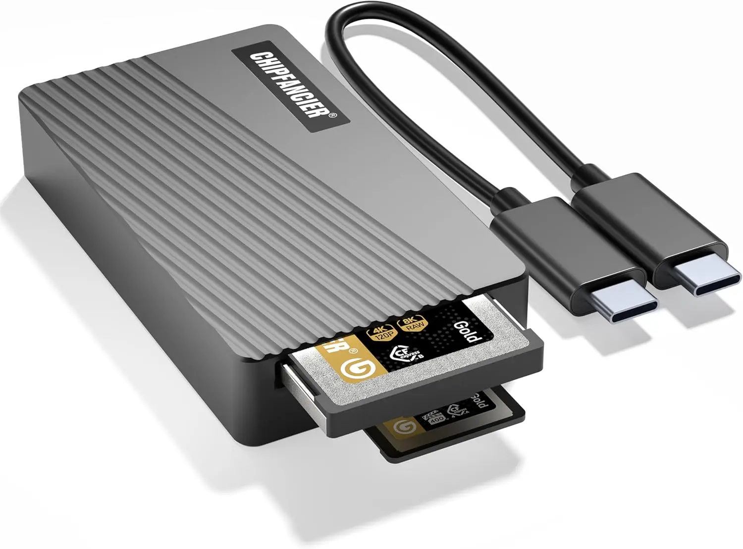 CFexpress Card Reader 40Gbps USB 4.0, 2-in-1 for Type A & B, USB-C, Compatible with Windows/Mac/Linux/Android, Black
CFexpress Card Reader 40Gbps USB 4.0, 2-in-1 for Type A & B, USB-C, Compatible with Windows/Mac/Linux/Android, Black