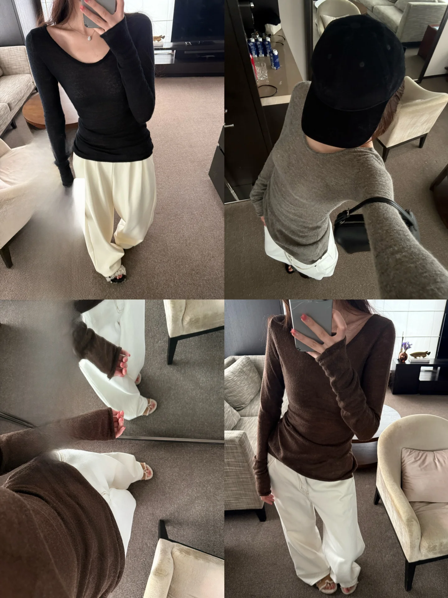 Yangzifan Mixed Knitted Sweater Women's Slim Fit round Neck Base Layer Shirt Autumn Winter Casual Style Long Sleeve Color
Yangzifan Mixed Knitted Sweater Women's Slim Fit round Neck Base Layer Shirt Autumn Winter Casual Style Long Sleeve Color