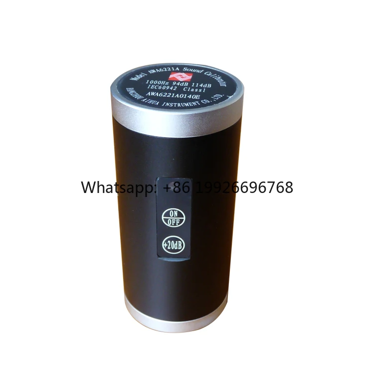 Noise Meter Calibration Sound Level Calibrator AWA6221A (94dB & 114dB) Type Class 1
Noise Meter Calibration Sound Level Calibrator AWA6221A (94dB & 114dB) Type Class 1