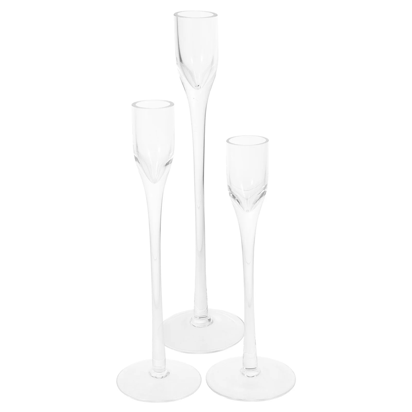 3Pcs Glass Holders Romantic Wedding Pillar Candlestick Tabletop Decor Party Centerpiece Holders Glass
3Pcs Glass Holders Romantic Wedding Pillar Candlestick Tabletop Decor Party Centerpiece Holders Glass