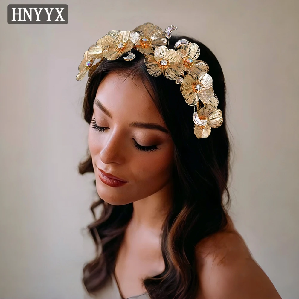 HNYYX Exquisite Alloy Flower Rhinestone Headband Luxury Women Wedding Hair Accessory Elegant Banquet Photography Hair HoopYXA410
HNYYX Exquisite Alloy Flower Rhinestone Headband Luxury Women Wedding Hair Accessory Elegant Banquet Photography Hair HoopYXA410