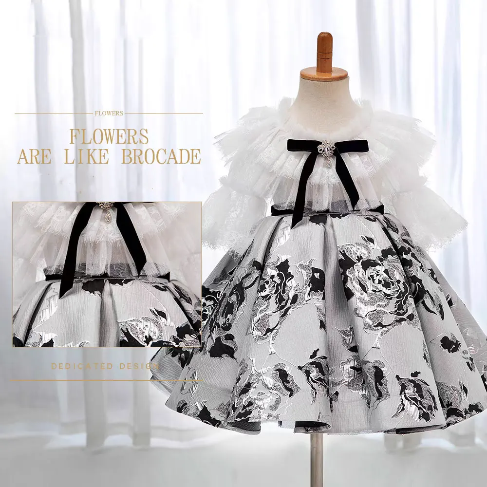 Jill Wish Elegant White Dubai Girl Dress Arabic Princess Baby Kids Wedding Birthday Party Holiday Gown 2025 J383 فساتين اطفال
Jill Wish Elegant White Dubai Girl Dress Arabic Princess Baby Kids Wedding Birthday Party Holiday Gown 2025 J383 فساتين اطفال