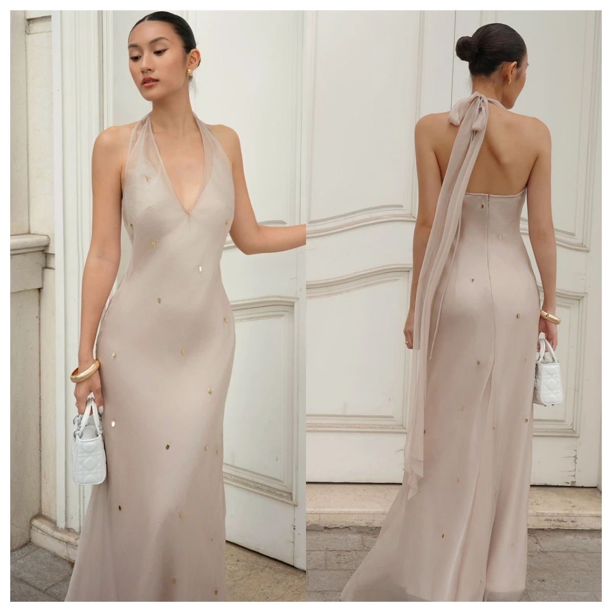 Customized Sexy Khaki Jersey Evening Dress Halter Sleeveless Homecoming Dress Special Occasion Gowns Crystal Open Back Fashion
Customized Sexy Khaki Jersey Evening Dress Halter Sleeveless Homecoming Dress Special Occasion Gowns Crystal Open Back Fashion