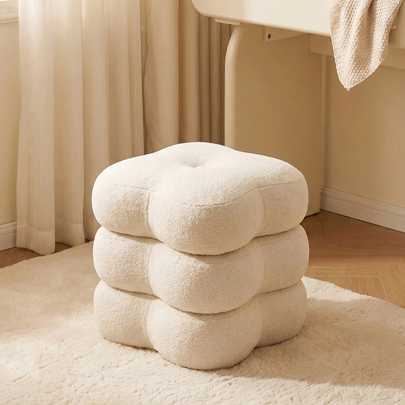 Fuzzy Vanity Stool Stylish Upholstered Dressing Stool Living Room Footrest Bench Entryway Shoe Stool Low Stools
Fuzzy Vanity Stool Stylish Upholstered Dressing Stool Living Room Footrest Bench Entryway Shoe Stool Low Stools