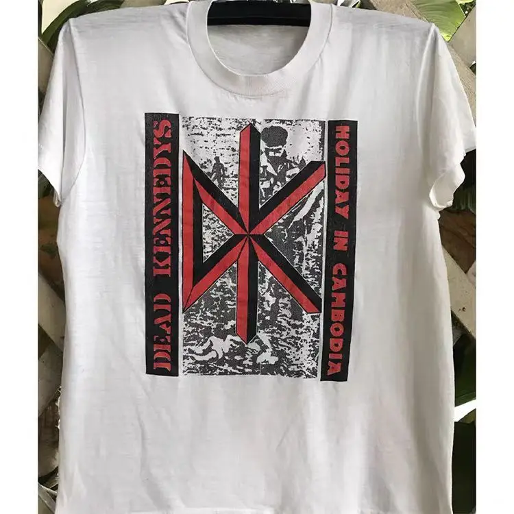 Dead Kennedys Kennedy Band Around High Street Vibe Хлопковая винтажная мужская летняя повседневная спортивная футболка с коротким рукавом
Dead Kennedys Kennedy Band Around High Street Vibe Хлопковая винтажная мужская летняя повседневная спортивная футболка с коротким рукавом