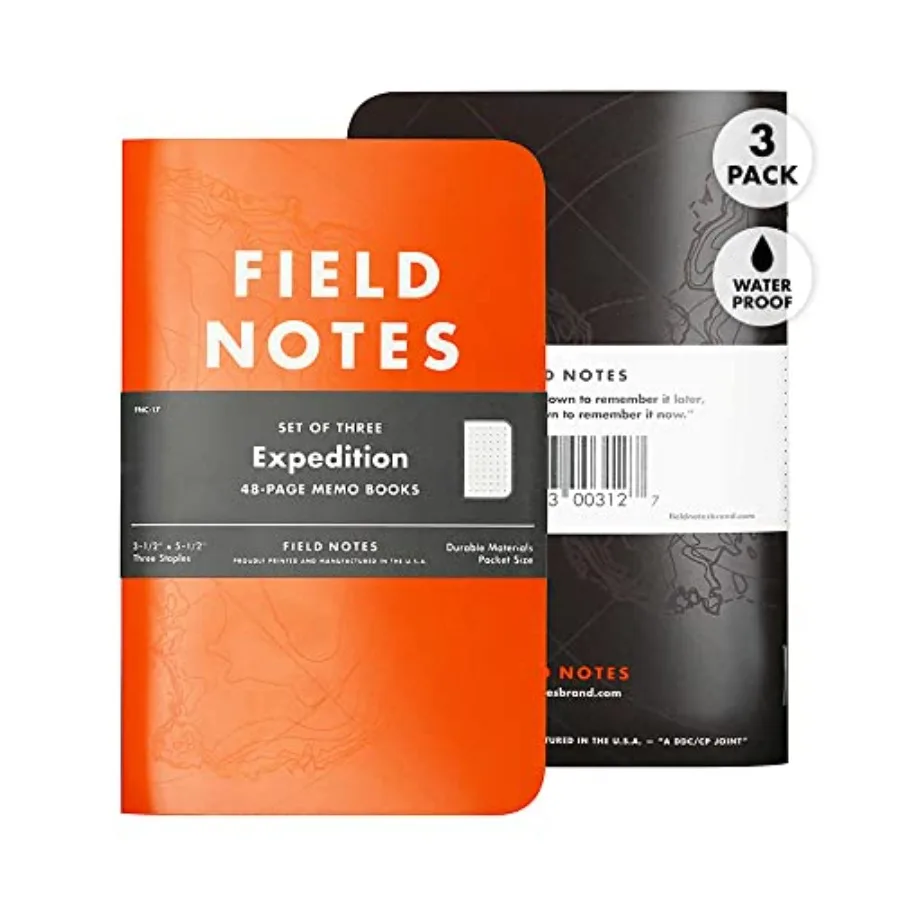 Expedition Edition 3-Pack Waterproof Notebook
Expedition Edition 3-Pack Waterproof Notebook
