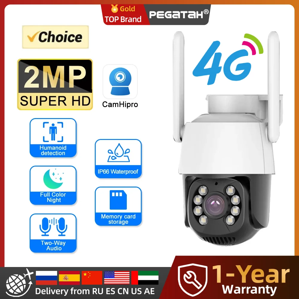 2MP 4G Outdoor HD PTZ IP Speed Dome Camera Auto Tracking Video Surveillance Camera CCTV Two Way Audio Support Onvif 2.4 protocol
2MP 4G Outdoor HD PTZ IP Speed Dome Camera Auto Tracking Video Surveillance Camera CCTV Two Way Audio Support Onvif 2.4 protocol