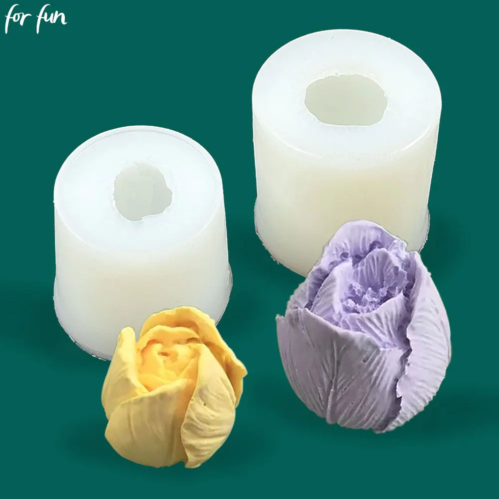For Fun Tulip Flower Bud Silicone Candle Molds Handmade Soap Aromatherapy Candles Gypsum Resin Mold DIY Chocolate Baking Mold
For Fun Tulip Flower Bud Silicone Candle Molds Handmade Soap Aromatherapy Candles Gypsum Resin Mold DIY Chocolate Baking Mold
