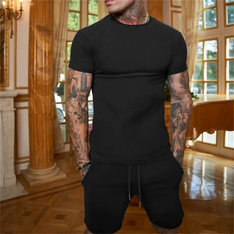 NEW Fashion casual tracksuit summer outdoor sports suit men's breathable short sleeve T-shirt+shorts men's suit two-piece set
NEW Fashion casual tracksuit summer outdoor sports suit men's breathable short sleeve T-shirt+shorts men's suit two-piece set