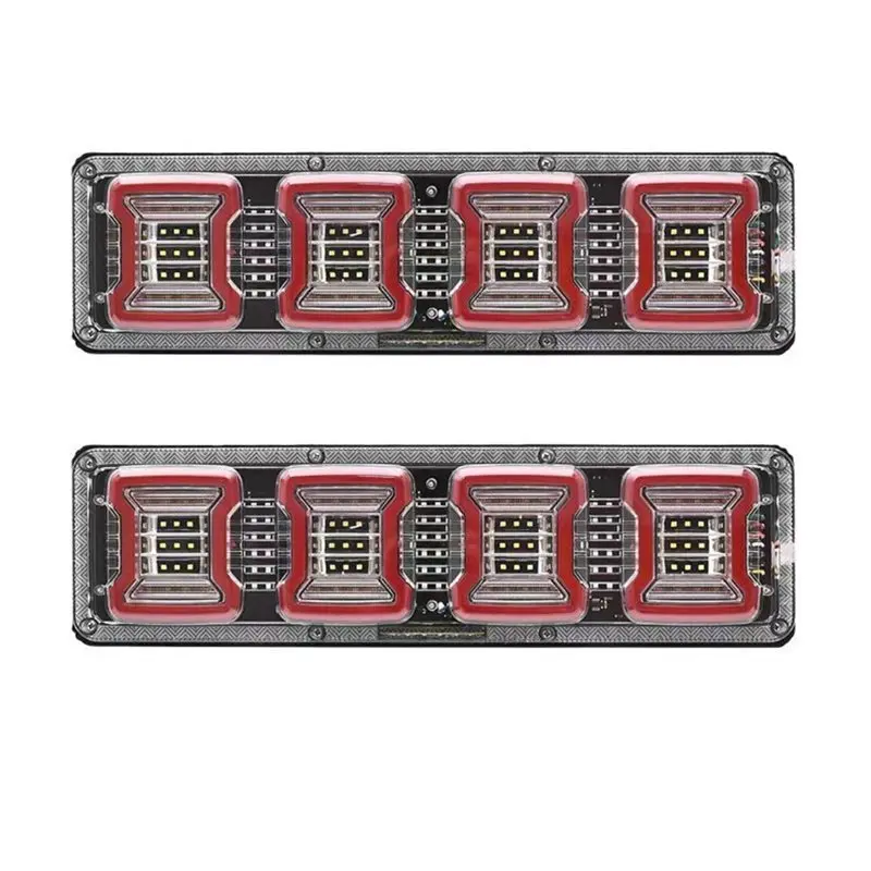 LED Tail Light 12V-24V 1 Pair For Truck Trailer Bus Camper RV Tractor Taillight Brake Reverse Turn Signal Lamp
LED Tail Light 12V-24V 1 Pair For Truck Trailer Bus Camper RV Tractor Taillight Brake Reverse Turn Signal Lamp