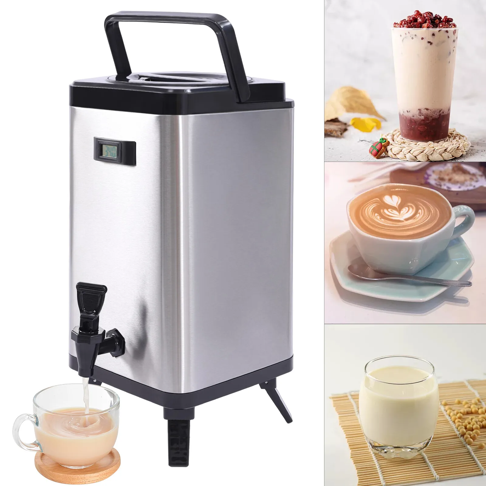 Food-Grade 304 Stainless Steel Insulated Thermal Hot and Cold Beverage Dispenser with Thermometer (12L-Square)
Food-Grade 304 Stainless Steel Insulated Thermal Hot and Cold Beverage Dispenser with Thermometer (12L-Square)
