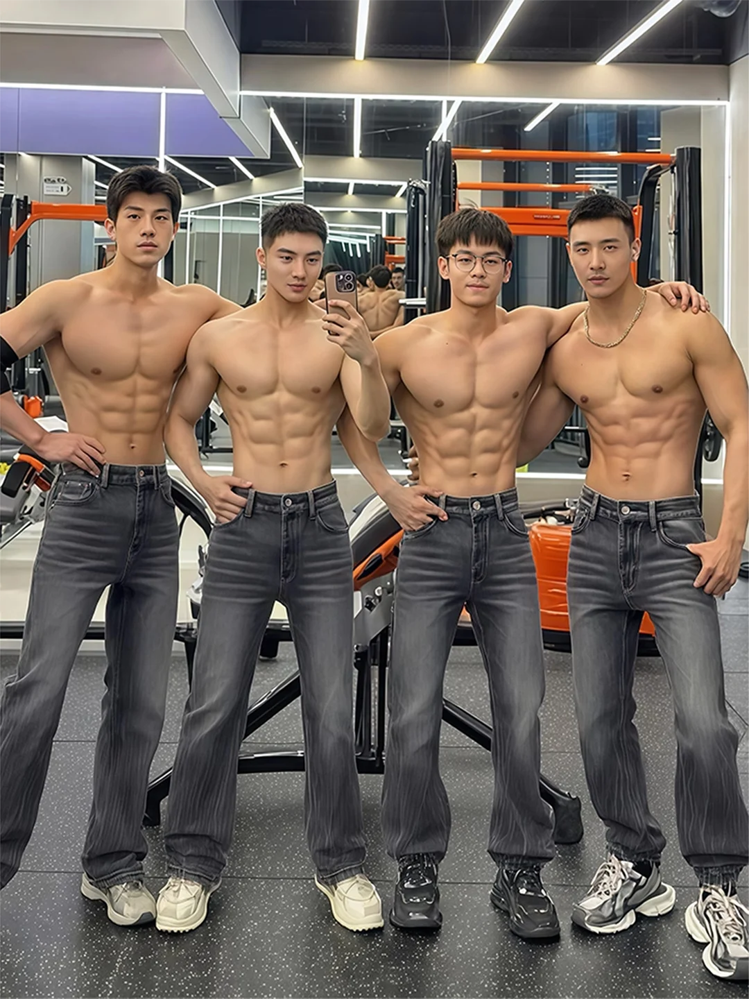 Мужские джинсы Waed Blaey: спортивные брюки прямого кроя, слегка расклешенные, повседневные, удобные, в американском стиле High Street
Мужские джинсы Waed Blaey: спортивные брюки прямого кроя, слегка расклешенные, повседневные, удобные, в американском стиле High Street