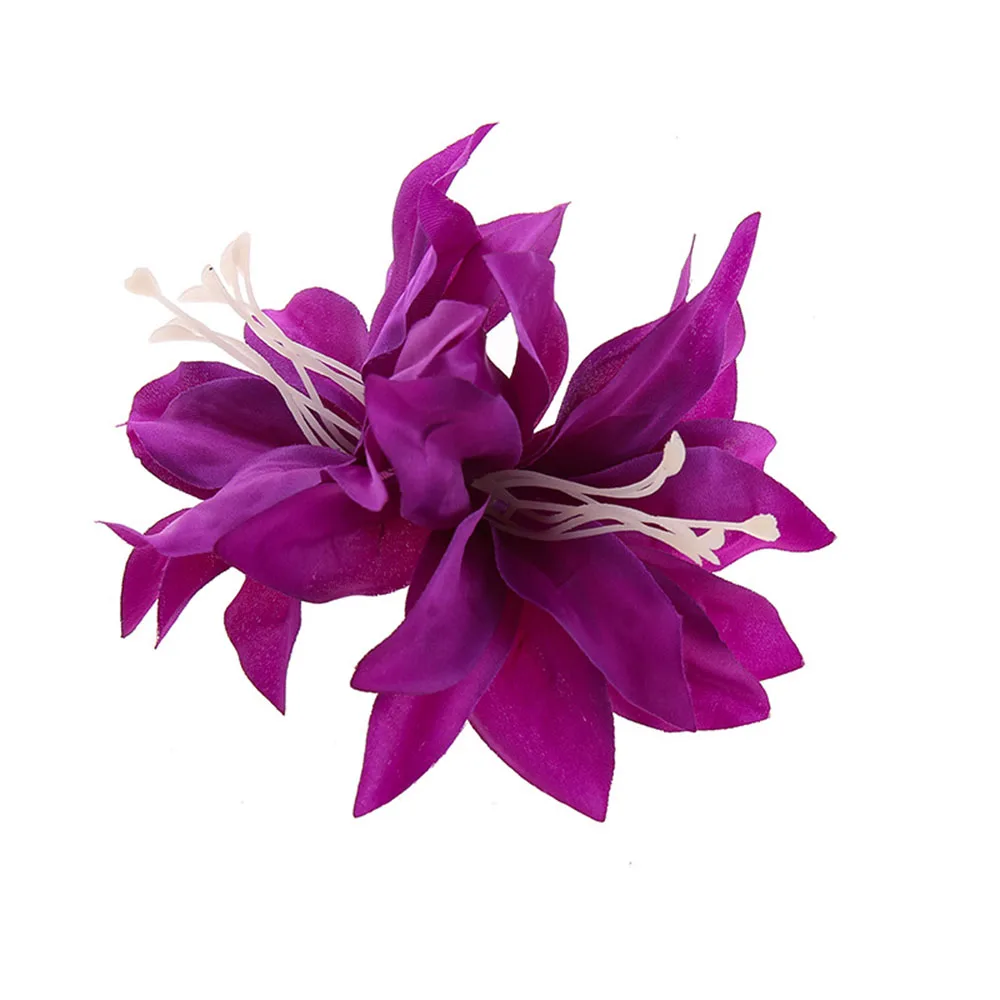 Lily Flower Hair Clip Double-flowers Side Clip Beach Vacation Duckbill Hairpin No-slip Ins Style Fashion Sweet Hair Accessories
Lily Flower Hair Clip Double-flowers Side Clip Beach Vacation Duckbill Hairpin No-slip Ins Style Fashion Sweet Hair Accessories