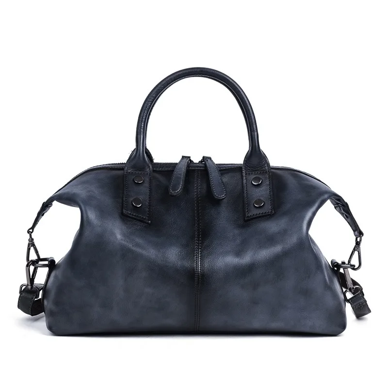 Nesitu Highend A4 Vintage Coffee Brown Blue Full Grain Genuine Leather Women Handbag Cowhide Shoulder Messenger Bag Tote M2031
Nesitu Highend A4 Vintage Coffee Brown Blue Full Grain Genuine Leather Women Handbag Cowhide Shoulder Messenger Bag Tote M2031