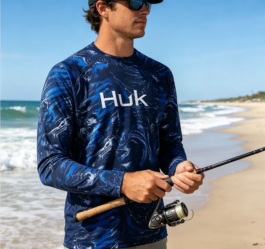 Men's Long Sleeve Performance Fishing Shirt Quick-Dry Jersey UV Protection Top for Summer Outdoor Sports
Men's Long Sleeve Performance Fishing Shirt Quick-Dry Jersey UV Protection Top for Summer Outdoor Sports