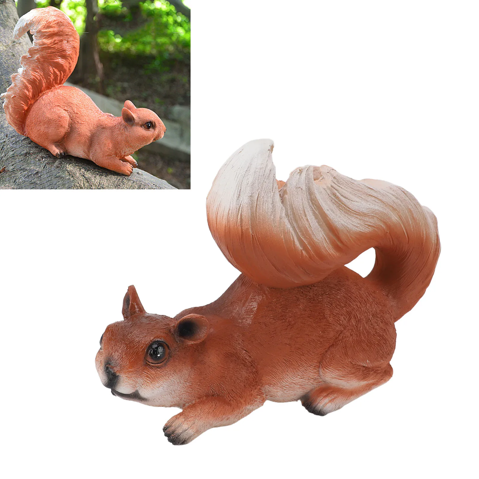 Squirrel Garden Decor Outside Funny Resin Statue Courtyard Balcony Outdoor Ornament S Warp Tail Lay On Stomach Shape
Squirrel Garden Decor Outside Funny Resin Statue Courtyard Balcony Outdoor Ornament S Warp Tail Lay On Stomach Shape