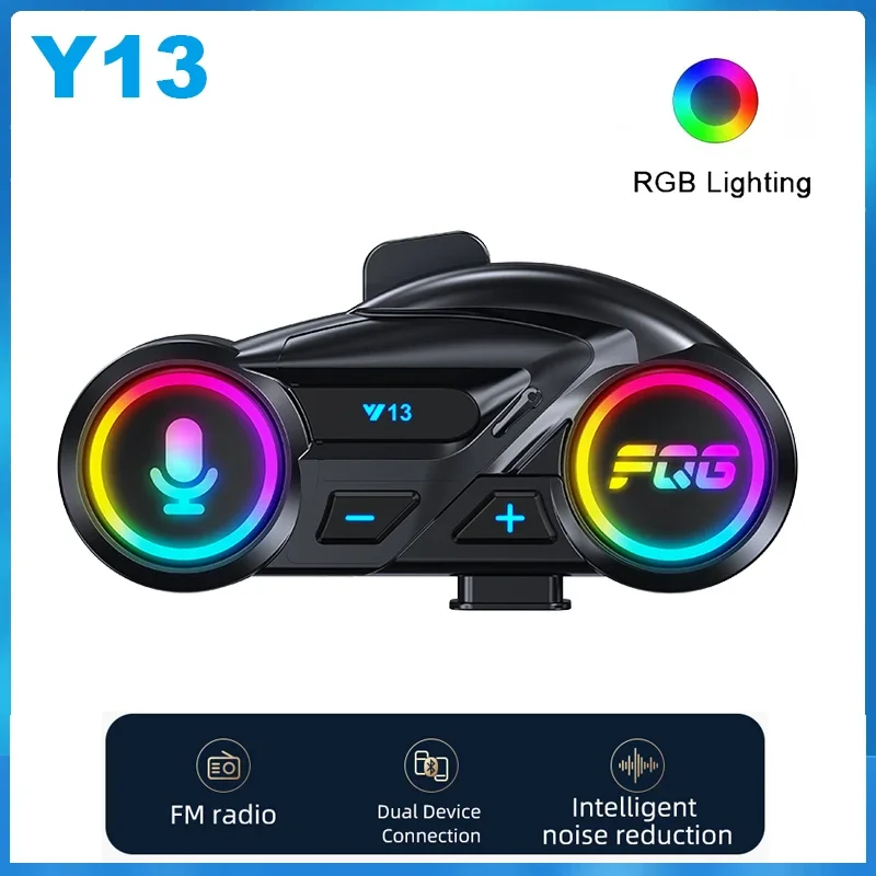 Y13 Motorcycle Helmet Headset Bluetooth Chip V6.0 Stereo 7 Cool Lighting Effects CVC+DSP Noise Reduction Fm Radio
Y13 Motorcycle Helmet Headset Bluetooth Chip V6.0 Stereo 7 Cool Lighting Effects CVC+DSP Noise Reduction Fm Radio