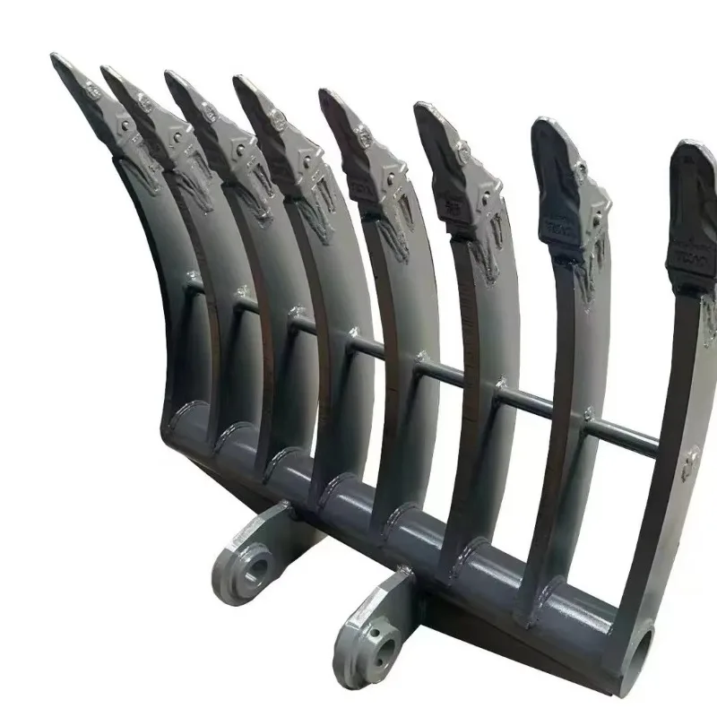 Tiejia 8 tons excavator land cleaning root rake brush rake width 1600 mm rake bucket for sale
Tiejia 8 tons excavator land cleaning root rake brush rake width 1600 mm rake bucket for sale