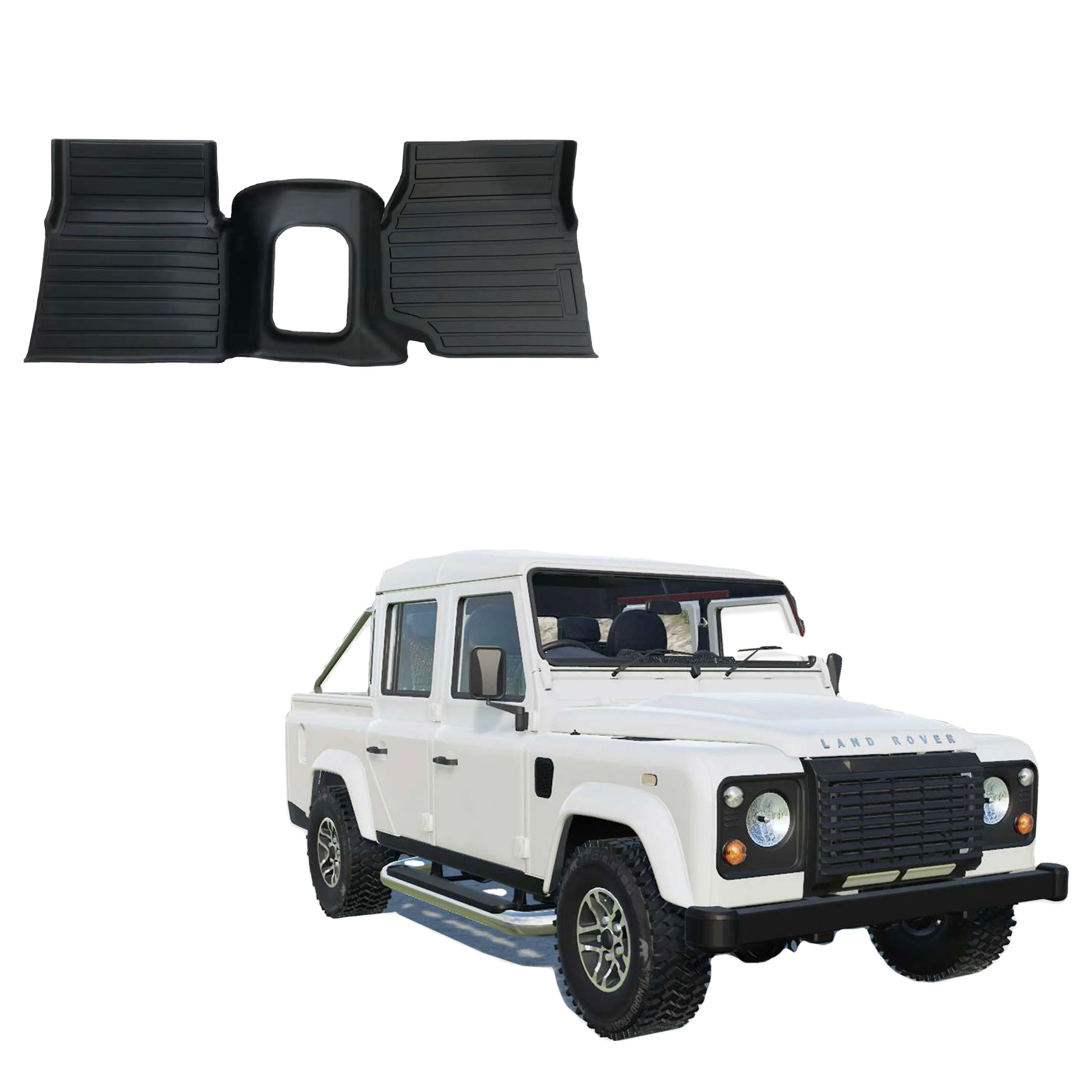 Литой резиновый автомобильный коврик 3d для Land Rover Defender Facelift 90 Ninety 110 One Ten 127 1983 90 130 
Литой резиновый автомобильный коврик 3d для Land Rover Defender Facelift 90 Ninety 110 One Ten 127 1983 90 130