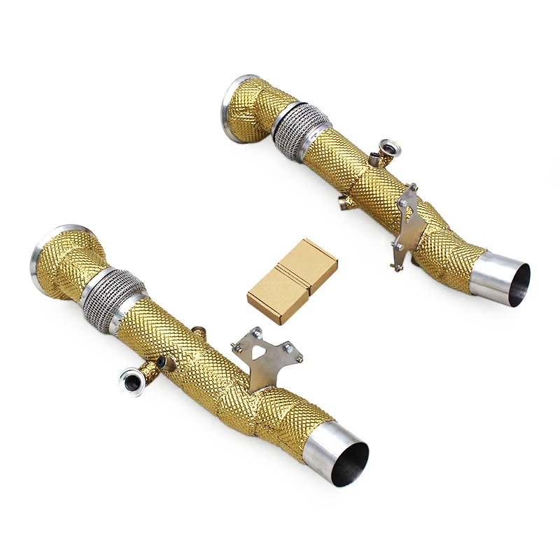 Custom Engine Header Downpipe For Ferrari 296 GTB V6 3.0T 2021-2024 Racing SUS304 Pipes Header Golden Heat Shield Exhaust System
Custom Engine Header Downpipe For Ferrari 296 GTB V6 3.0T 2021-2024 Racing SUS304 Pipes Header Golden Heat Shield Exhaust System