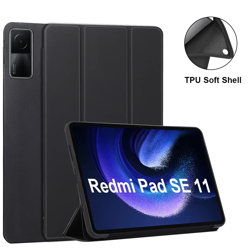 Tri-fold Tablet Case for Redmi Pad SE 11 inch, Auto Sleep/Wake, Scratch & Slip Resistant, Multiple Colors Available
Tri-fold Tablet Case for Redmi Pad SE 11 inch, Auto Sleep/Wake, Scratch & Slip Resistant, Multiple Colors Available