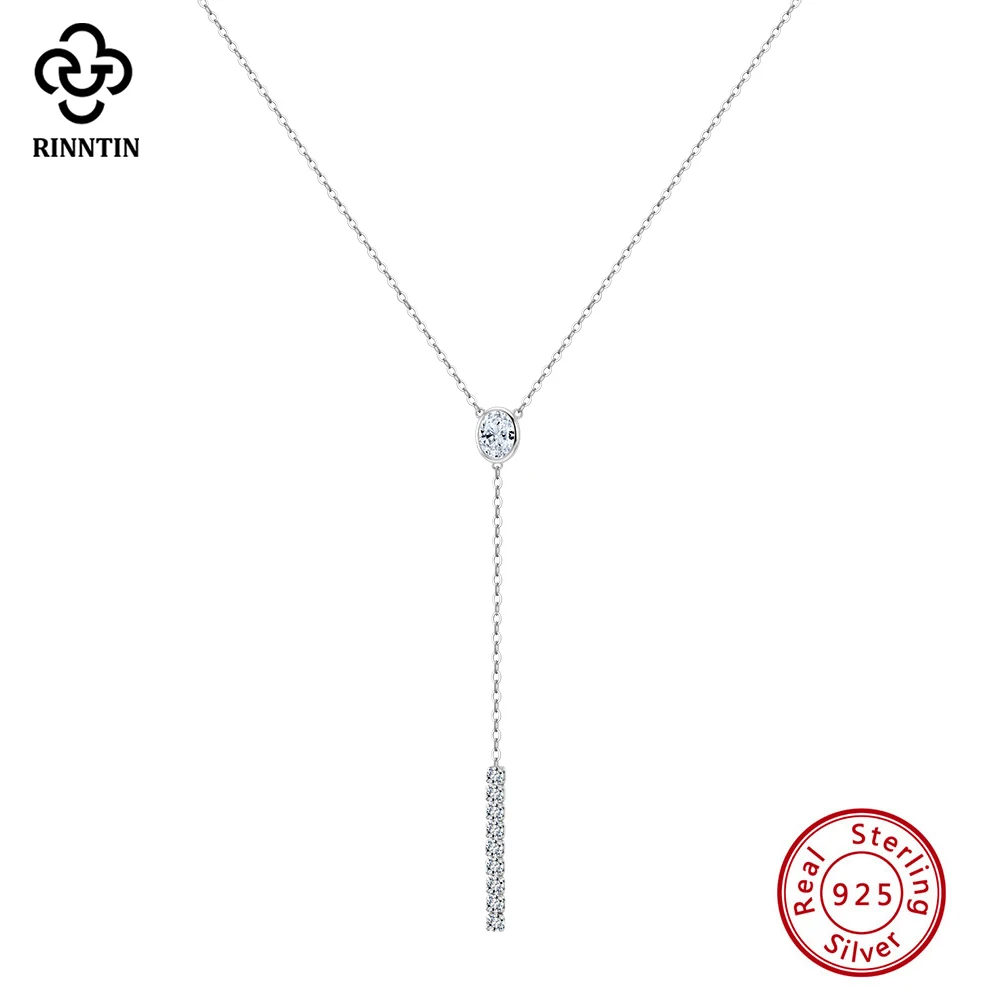 ORSA JEWELS Shiny 925 Sterling Silver Y-shaped Zircon Long Chain Necklace for Women Summer Party Jewelry Accessorry BQN41
ORSA JEWELS Shiny 925 Sterling Silver Y-shaped Zircon Long Chain Necklace for Women Summer Party Jewelry Accessorry BQN41