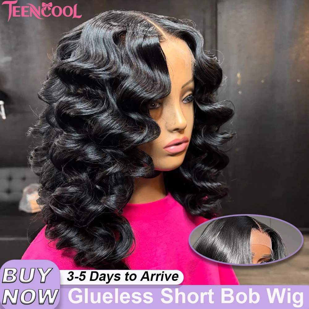 200% Density Body Wave Short Bob Wigs Human Hair Ready To Wear 5x5 4x4 Glueless Wigs Human Hair Wavy 13x4 HD Transparent Lace Front Wigs For Women
200% Density Body Wave Short Bob Wigs Human Hair Ready To Wear 5x5 4x4 Glueless Wigs Human Hair Wavy 13x4 HD Transparent Lace Front Wigs For Women