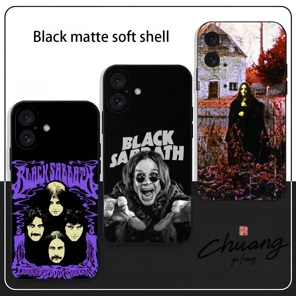 Band Black S-Sabbath Phone Case Fashion Black Frosted TPU Phone Case for iPhone 11-16. UV Spray Painted Design, Anti-fall Daily
Band Black S-Sabbath Phone Case Fashion Black Frosted TPU Phone Case for iPhone 11-16. UV Spray Painted Design, Anti-fall Daily