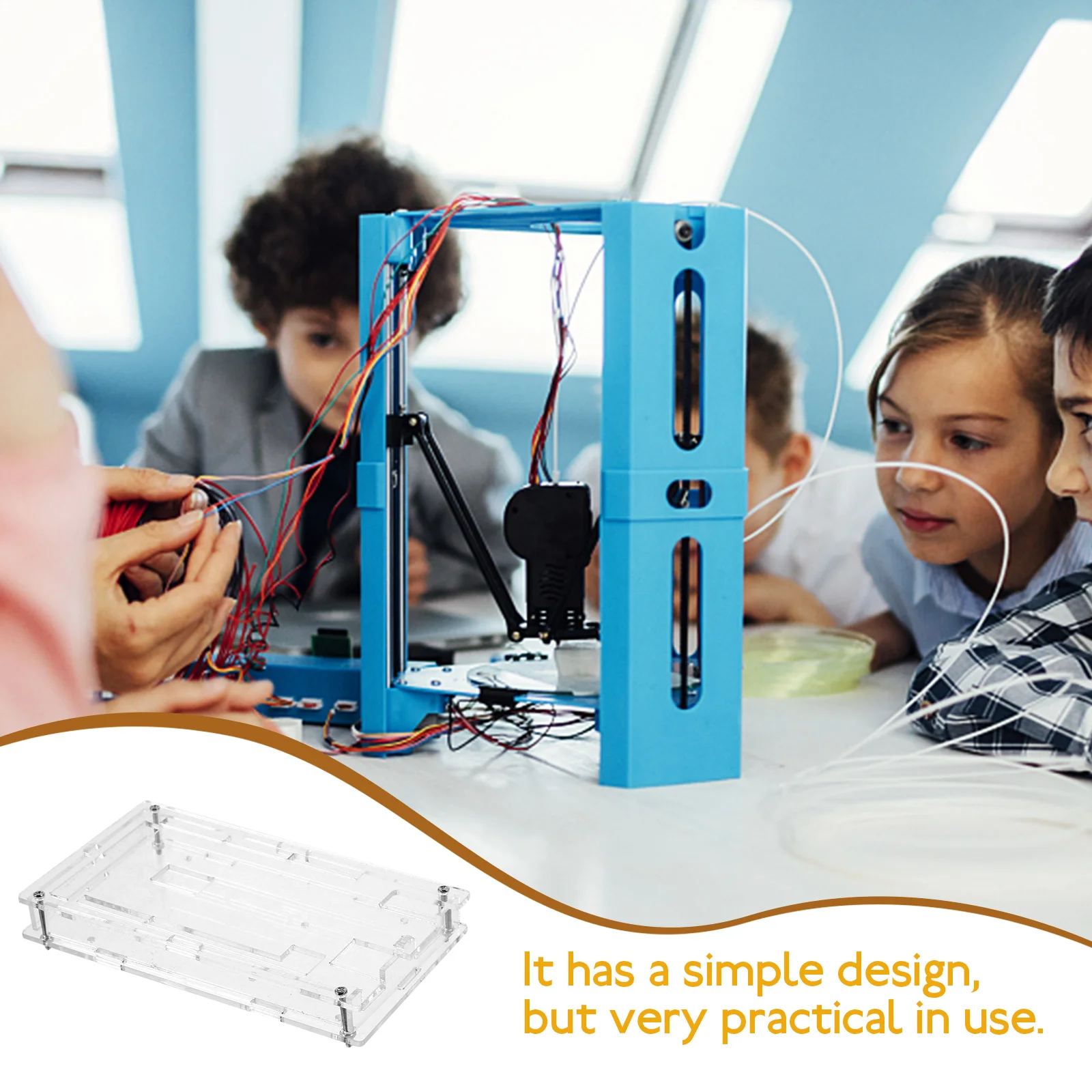 Universal 3D Printer Development Board Acrylic Shell Protective Case Fixing Frame Module Pcb Enclosure Heat Dissipation
Universal 3D Printer Development Board Acrylic Shell Protective Case Fixing Frame Module Pcb Enclosure Heat Dissipation