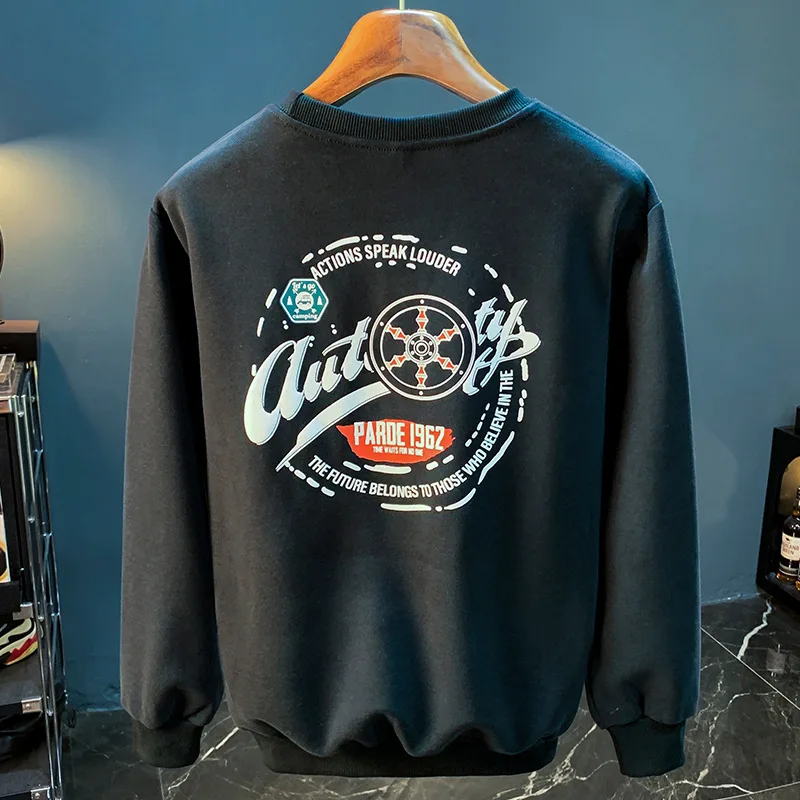 Sweatshirt men's 2024 autumn loose trendy fashionable printed hoodies versatile elastic round neck sweater long sleeved t-shirt
Sweatshirt men's 2024 autumn loose trendy fashionable printed hoodies versatile elastic round neck sweater long sleeved t-shirt