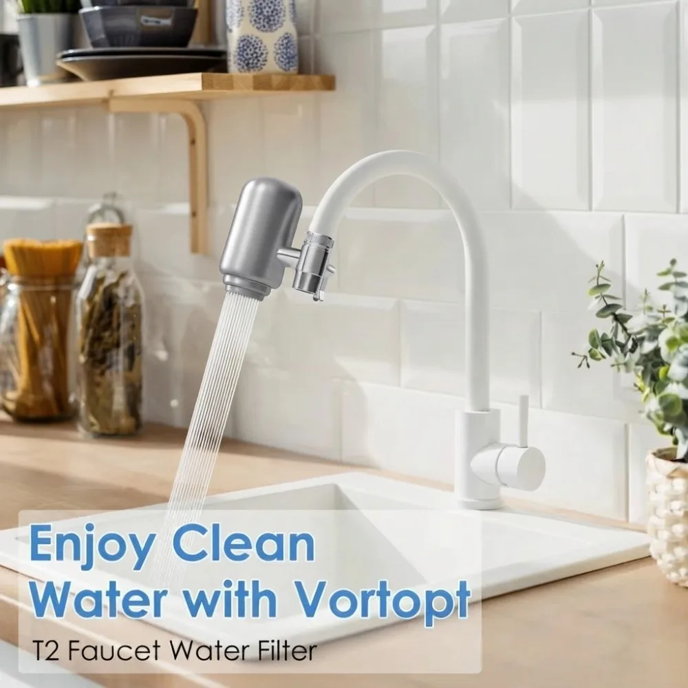 Stainless Steel Faucet Water Filter Activated Carbon Pre-Filter Water Purifier Filter System Long Lasting Tap Water Filter
Stainless Steel Faucet Water Filter Activated Carbon Pre-Filter Water Purifier Filter System Long Lasting Tap Water Filter