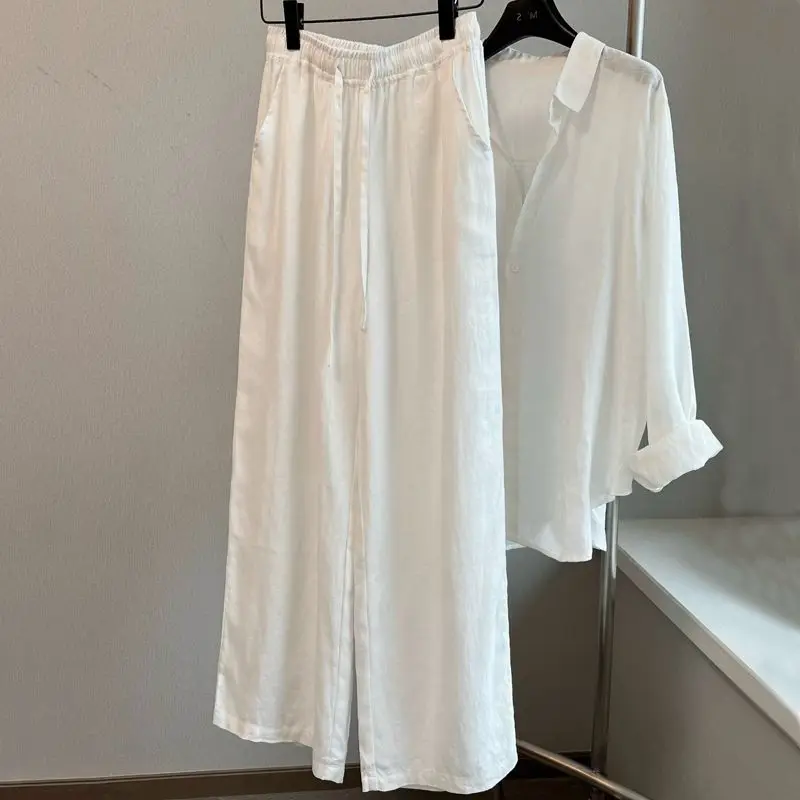 Summer Large Size 300 Pounds Men's White Linen Wide Leg Pants Loose Drapey Casual Trousers Comfortable Breathable Men's Wear
Summer Large Size 300 Pounds Men's White Linen Wide Leg Pants Loose Drapey Casual Trousers Comfortable Breathable Men's Wear
